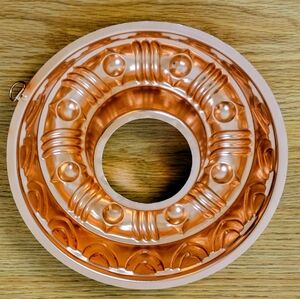 Vintage Copper Jello Bunt Cake Mold